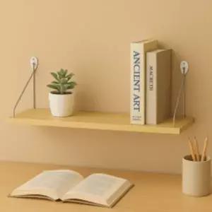 벽 선반 인테리어 디자인 우드 무타공 벽 선반 거실 수납 엠디에프 걸이형 고정핀 수납장 접착식 욕실 설치