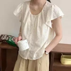 [하프클럽/드넬]플라펀칭블라우스DWB52367A