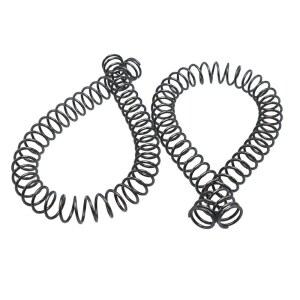 2PCS 스프링 압력 소프트 코일 고압축 원통형 길이 리턴 자형 5MM 300MM 탄소강