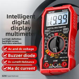 디지털 멀티미터  고정밀 디스플레이 방화 스마트 다기능 전기 전류계