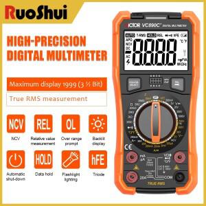 Victor 890C+ 온도 기어가 있는 고정밀 디지털 멀티미터 1999 전문 NCV REL 측정 테스터 클래식 업그레이드
