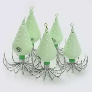 [하프클럽/]몽크로스 에기 프리 물방울 B타입 애자 야광봉돌 쭈꾸미 갑오징