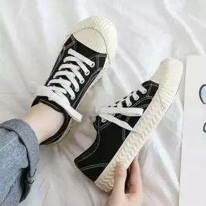 여성 2컬러 빈티지 캔버스 로우탑 스니커즈 여성스니커즈 여자신발 로우탑스니커즈 빈티지신발 캔버스화