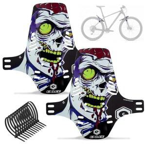 ENLEE 2PC 산악 자전거 펜더 20인치 24인치 26인치 27 5인치 29인치 뚱뚱한 타이어를 위한 경량 MTB 머드 가드 앞뒤 펜더 찢기 쉽지 않음