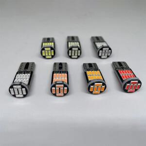 자동차 돔 독서 번호판 전구 신호 램프 액세서리 W5W T10 LED 조명 26SMD  밝은 6000K Canbus 2 개