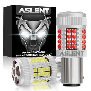 방향 지시등 후진 브레이크등 전구 1157 BAY15D P215W BA15S LED 캔버스 3030SMD 7440 T20 2 개