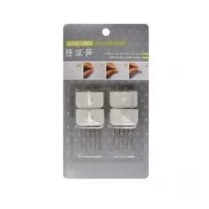 소품 거치대 벽 후크 4개 집안 수납 벽걸이 핀 정리용품 (WFJ4I1U)