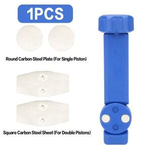 내구성 강스틸 회전식 자전거 오일  피스톤 리셋 유압 브레이크 캘리퍼 연장 2in1 패드 스프레더 도구