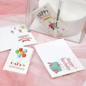 오픈형 메시지 미니 생일축하카드 감사편지 카드