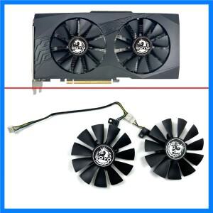 SOYO Radeon RX580 8G 그래픽 카드 팬용 냉각 선풍기 87mm 4 핀 T129215BU RX580 GPU 선풍기 신제품