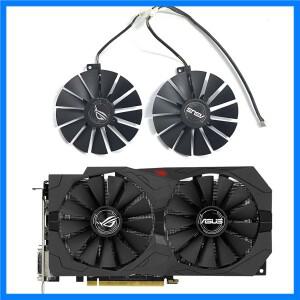 2x T 129215 SM FDC10M12S9-C RX580 95mm Gpu 팬 Asus Strix Rx 470 580 570 Gtx 1050Ti 1070Ti 1080Ti 그