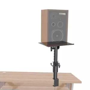 스탠드받침대 데스크 스피커 받침대 스탠드 우퍼 거치대 클램프 1개
