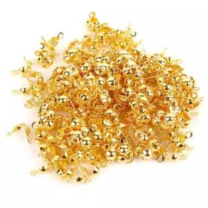 비즈공예부자재 올챙이캡 200개입 골드