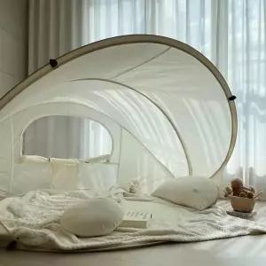 원터치 미니 소형 감성텐트 야외캠핑 경량 화장대