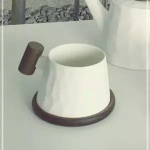 머그컵 고원 화이트 계수 나무 학교 받침 1p 관공서 2WDC0A7F6F