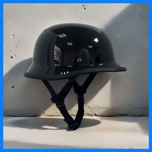 17 오토바이 용 클래식 레트로 하프 헬멧 오픈 페이스 헬멧 비니 크루징 스컬 캡 오토바이 스쿠터 쵸퍼 용