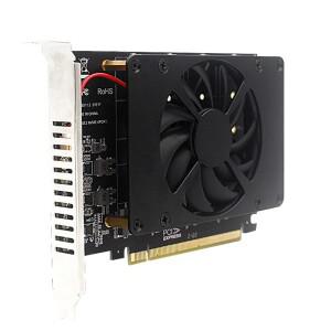 4디스크 M.2 NVME M 키 SSD to PCIe 4.0 X16 어댑터 히트 싱크 포함 PCIEX16 MKEY RAID 어레이 확장 4 X 32