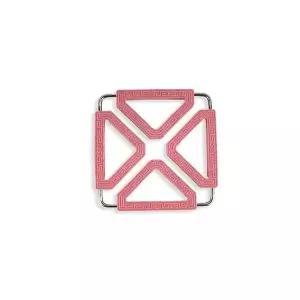 접이식 사각 냄비받침대 핑크 주방 소품 식탁용 아이템 (WFJ6UG0)