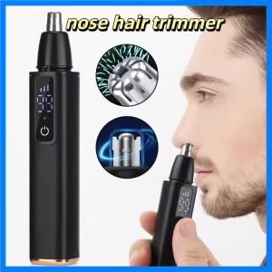 LED 휴대용 디스플레이 가정용 코털 제거기 전기 코털 트리머 USB 충전 안전한 얼굴 털 청소 관리 키트 202