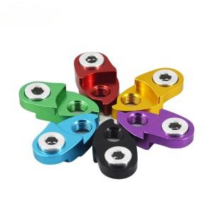 1PC 자전거 뒷 변속기 걸이 확장 익스텐더 알루미늄 도로 MTB 사이클링 프레임 기어 테일 후크 부품