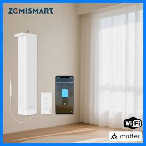 제미스마트 매터 와이파이 전동 커튼 모터 안테나 포함 스마트 슬라이딩 커튼 시스템 홈킷 구글 홈 스마트