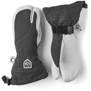 헤스트라 여성 헬리 스키 여성용 글러브 스노보드 산악용 3지 가죽 스노우