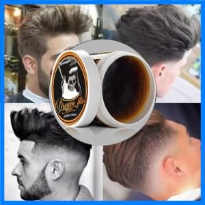 빈티지 스타일 남성용 헤어 포마드 - 강력한 올데이 홀드 클래식한 광택 & 슬릭백 룩 수성 끈적임 없음