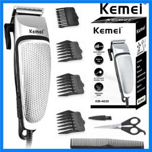 Kemei KM-4639 전기 클리퍼 머리 가위 전문 트리머 가정용 저소음 수염 기계 개인 관리 이발 도구