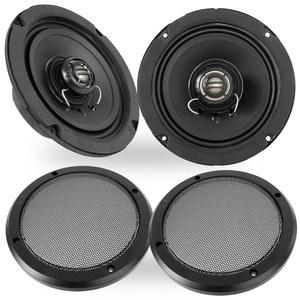 NVX XFHD6R 프리미엄 6.5인치 모터사이클 스피커, 600W 피크(300W RMS), 1인치 티타늄 트위터가 장착된 2옴 리어 투어-팩 동축, 방수, 플러그 앤 플레이 업그레이드(할리데이비슨 투어 2014 업) (페어)