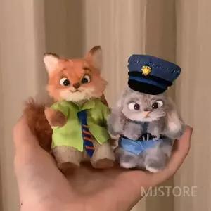 주얼 닉 주디 인형 우정 인테리어 자동차 주토피아