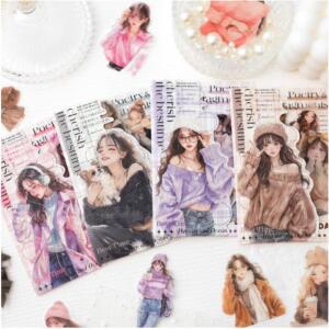 예쁜 스크랩북 다이어리 장식 문구 24 세트/로트