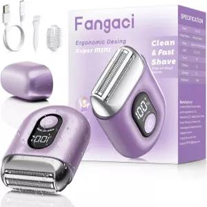 여성용 팡아치 무선 전기 면도기 LED 디스플레이가 장착된 미니 - 충전식 비키니 트리머 IPX7 방수 습식