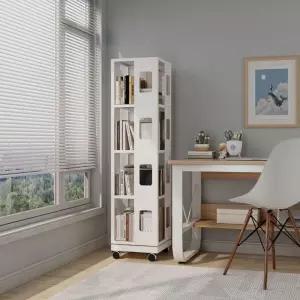 선반 회전책장 책꽂이 인테리어 이동식 책꽃이 1단