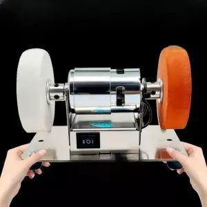 소형 더블 연삭기 그라인더 데스크탑 탁상 샌딩 연마기