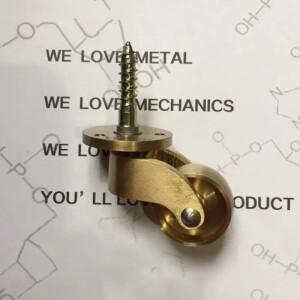 가구에 대 한 4 개세트 캐스터 바퀴 소파 의자 캐비닛에 황동 골드 회전 나사 삽입 교체