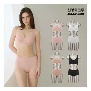 신영와코루 젤리브라 누디 퓨징 브라팬티 4세트 3017347