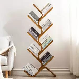 북 쉘프 원목 스탠딩 인테리어 다용도 선반 북쉘프 우드슬랩