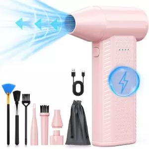 압축 공기 더스터 키트- 송풍기-PC 전기-1300RPM- 캔-키보드 클린카 미니 스노우 블로어-자동차 건조기