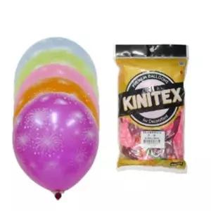 25cm 펄 불꽃 패턴 전체 인쇄 풍선 혼합 50개입 클럽 파티 장식 세트