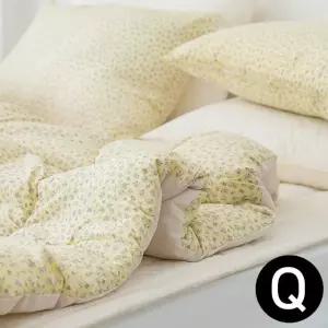 이불 데이지 차렵이불 패드세트퀸 옐로우.패드 러블리 (WFJQYZB)