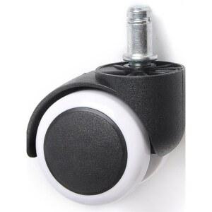 의자바퀴 서클립 나사 의자 블랙 사일런트 가구 인치