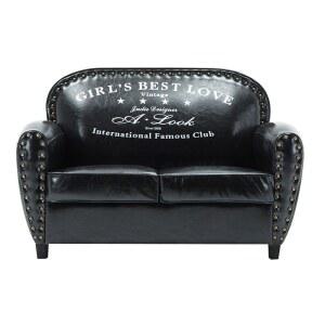 빈티지 가죽소파 가구 엔틱소파 유럽 오리털 빈티지소파 식당 150cm 디자인 프레임