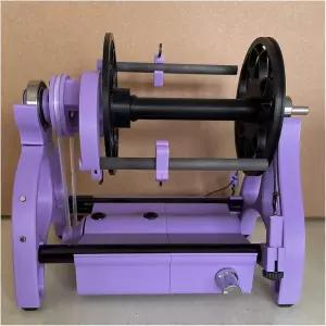 HZFAIGLL 전기 물레 12V 실 800rpm 자동 뜨개질 감는 기계 4온스 용량 전진 및 후진 전환