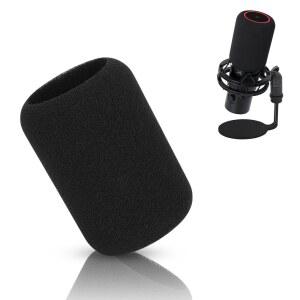 [미국배송] HYPERX QUADCAST2용 마이크 윈드스크린 - 폼 커버로 녹음 품질 향상 전문가용 QUADCAST 2 팝 필터 제공: YUSHARES