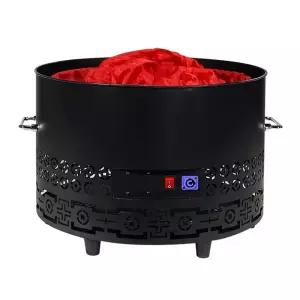 LED 가짜불꽃 화로 전기 불기둥 캠핑 원형 수동 유령의집