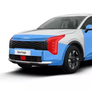 PPF필름 스포티지 페이스리프트 프론트 범퍼 사이드 PPF NQ5