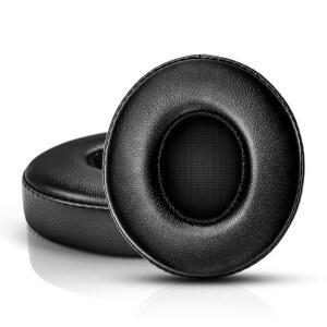 [미국배송] BEATS STUDIO 3 및 2용 교체 이어 패드 업그레이드된 패드 커버 유선/무선 오버이어 헤드폰 1쌍 소음 차단 편안한 메모리 폼 쿠션 블랙