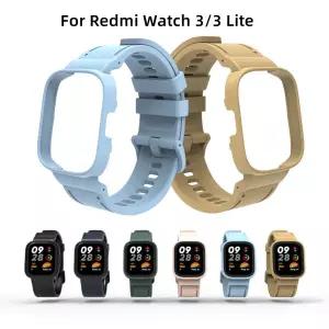 호환 Xiaomi Redmi Watch 3 용 실리콘 스트랩 Active 3lite 교체 스포츠 손목 밴드 팔찌 Correa 스마트 시