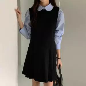 [예쎄오피스] (예쎄) 플리츠 베스트 원피스(S5WOP029A)