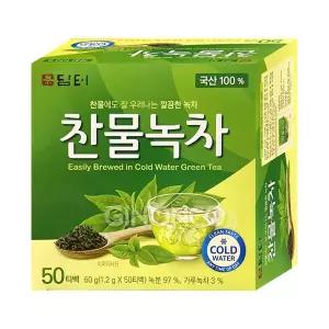 담터 찬물녹차 50T 티백 콜드브루티
